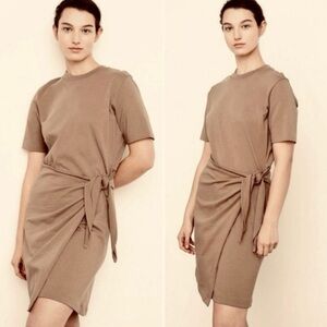 VINCE Women's Preppy Casual Comfy Short Sleeve Side-Tie Shift Dress
NWOT / NEW